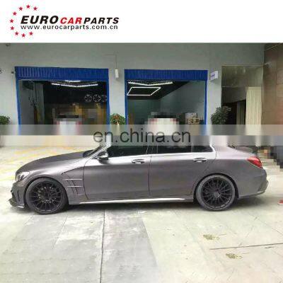 C Class W205 Car Bodykit for W205 Facelift Body Kits With Front Bumper Rear Bumper Fender Ducts and Grille photo-2