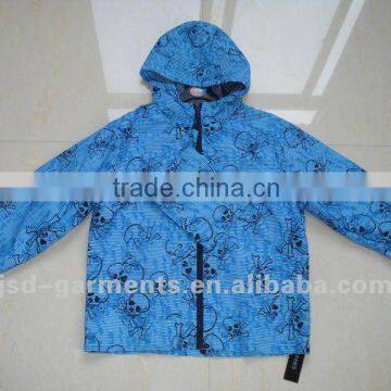 2014 High quality soft skin children spring nylon rain coat jackets