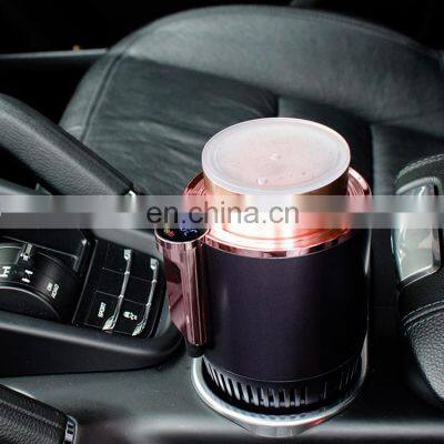 New Popular Creative Smart 12V Electric Car Cooler Electric Cup Holder Smart Car Cup Cooler And Warmer