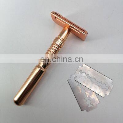 Good Quality Safety Shaving Razor Straight Doule Edge Blades Single Blade Razor photo-2
