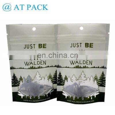 Factory Supply Packaging Ziplock Stand Up Reusable Storage Plastic Window See Through Mylar Bags