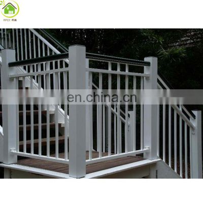 Solid wood staircase fence panels outdoor balustrade style