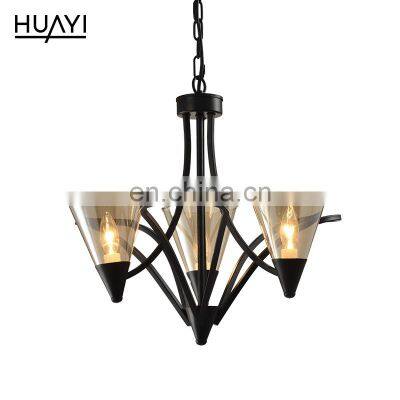 HUAYI Hot Product Modern Style Villa Home Decoration Iron Chandelier Light