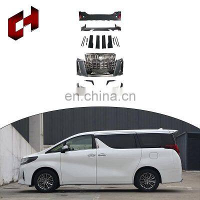 CH Hot Selling Best Fitment Car Front Grill Mudguard Front Roof Spoiler Lamp Full Bodykit For Toyota Alphard 2018-2020