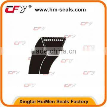 custom-made good quality fabric reinforce rubber belt