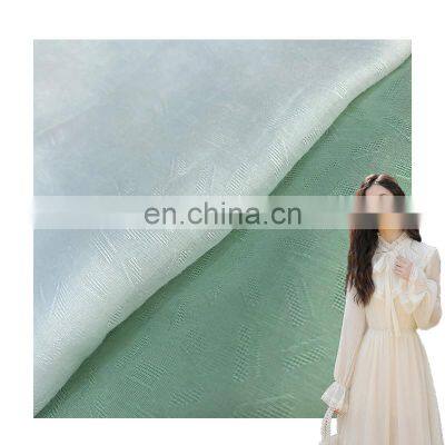 custom printed digital printing jacquard Tnecel nylon chiffon fabrics for dress