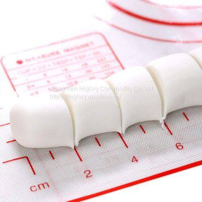 Custom Non Stick Soft Bbq Pastry Oven Kneading Rolling Dough Baking Silicone Mat for Cooking photo-4