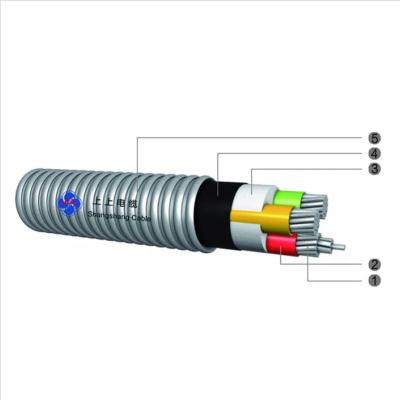 Low Voltage Aluminium Alloy(8030) Conductor XLPE Insulated Aluminium Alloy Tape Interlocked Armoured Power Cable 0.6/1kV