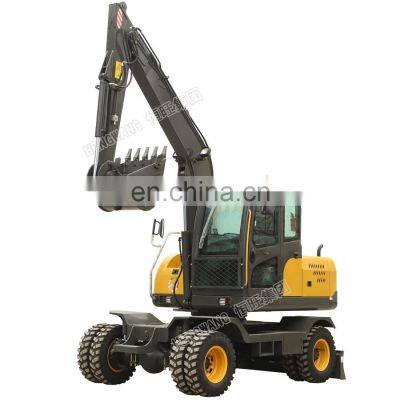 Wholesale price micro wheel big digger 7.5 ton mini excavator for sale