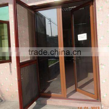 Aluminium bi fold screen door