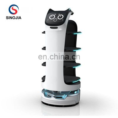 New Arrival Kitchen Robot / Robot Food Cart Serving / Robot Food Serving