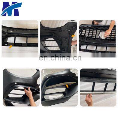 Car Thermoforming Ben z E Class E213 Assembly Full Front Bumper Body Kit Tunning Upgrade to be E63 photo-5
