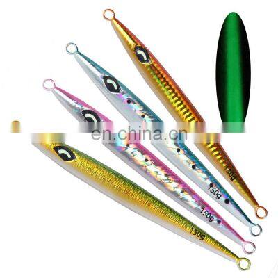 JOHNCOO Ocean Fishing Metal Jig Lure 130g 150g 180g Jigging Fish Sea Slow Jig Fishing Sea Lure Artificial Fishing Wobbler Bait