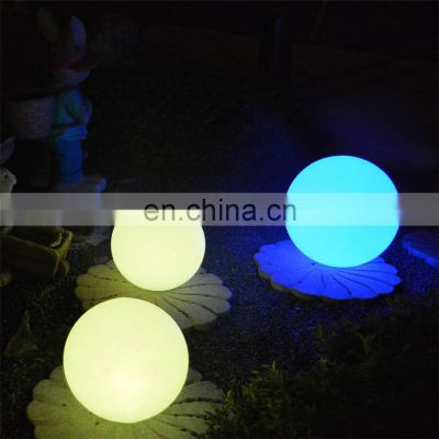 40CM waterproof color changing Outdoor LED glow ball solar usb rechargeable