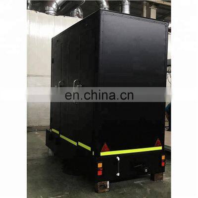 Mobile portable showers and portable toilets with bathroom toilet sink shower