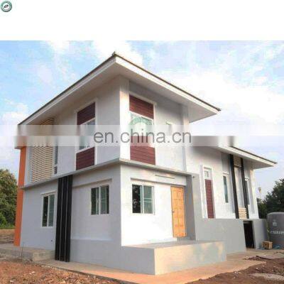 Double Storey Detached House 3 Bed 3 Bath Bungalow With High Ceilings Luxury Prefab House in Cambodia
