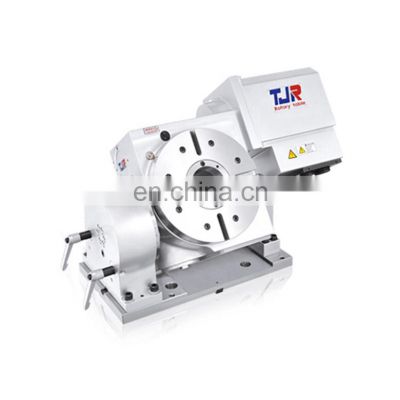 Horizontal 5th axis tjr cnc rotary tables 5 axis milling rotary table machine MTHR-255 manual tilt rotary tables