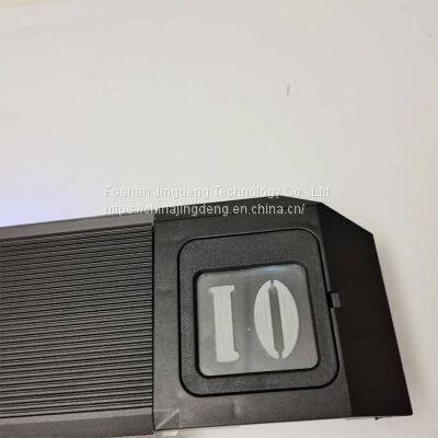 Chinese Factory Wholesale Orange Line Light Stair Light in the Middle of the Carpet Steps in the School Auditorium photo-2