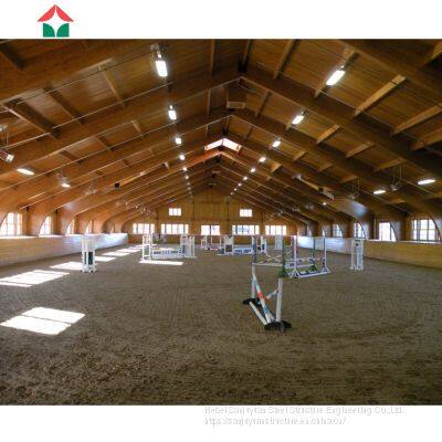 Prefab steel structure horse arena construction