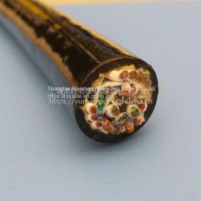 Twisted-pair shielded signal cable plus power cord polyurethane PUR multi-core combination underwater cable corrosion resistant Marine cable