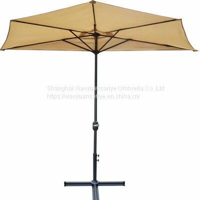 Middle Pole Umbrella Courtyard Leisure Sunshade Umbrella Wooden Frame Iron Frame Aluminum Frame Can be Made photo-5