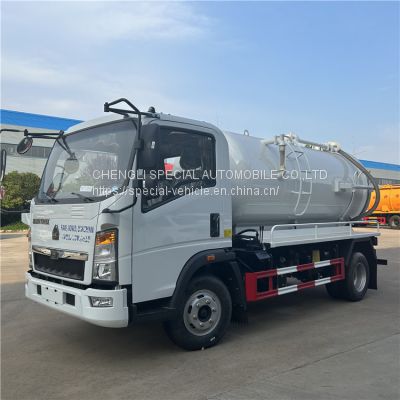 Factory Supply Vacuum Tank Jetting Sewage Suction Cleaning Truck