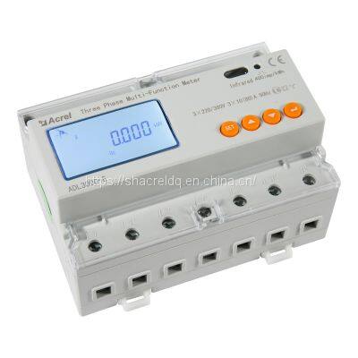 Acrel ADL3000-E AC Three Phase Direct Input 80A or 5A via CTs Multi Function Energy Meters Electric Meter Digital For EV Charger photo-3
