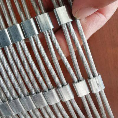 Stainless Steel Buckle Wire Mesh Steel Wire Mesh Bridge Construction Anti-falling Mesh Zoo Cage Stainless Steel Mesh photo-2