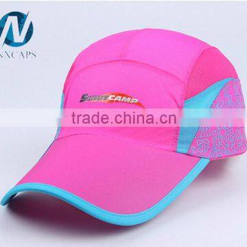Custom mesh running cap/mesh sports hat baseball cap/dry fit running hat