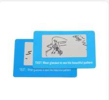 100pcs Blue Light Test Card