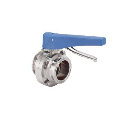 Fast Loading Open Hygienic Grade New Arrival Manual OEM High Quality Stainless Steel 304/316L Sanitary Duckbill Butterfly Valve