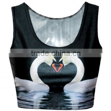 Wholesale women custom crop tops cheerleading crop tops