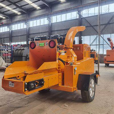 Diesel Portable Hydraulic Forestry Mulcher Drum Wood Chipper photo-3