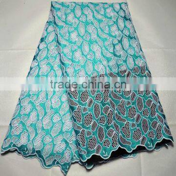 L385-5 multi color quality embroidery cord african guipure lace fabric for colth                        
                                                Quality Choice