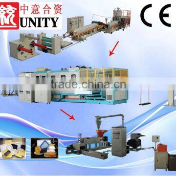 double screw t die head extrusionair lamination machine