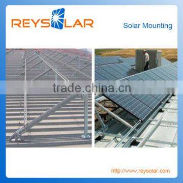 Concrete Flat Roof PV Solar Panel Anodized Aluminum Mounting Flat Roof Solutions photo-6