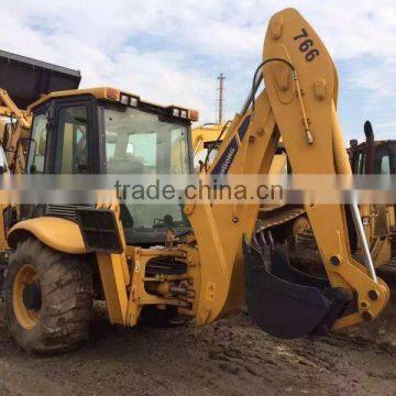 Strong Power Used Backhoe Loader 766 Oringinal Japan for Cheap Sale in Shanghai photo-2