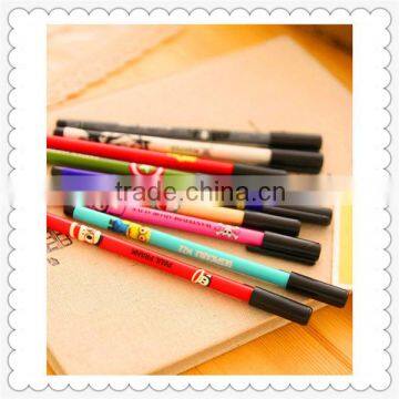 2016 New Design Princess Girls Shape Push Gel Pen