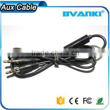 2016 New Premium Wholesale China Flat Wire 3.5mm Electrical Audio Aux Cable With Mic Bulk Buy From China Free Samples photo-5