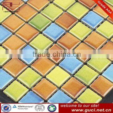 colored glaze mosaic pattern decorative wall tile
