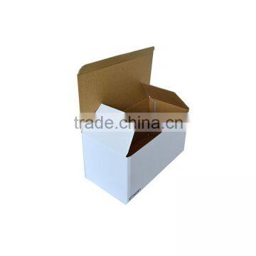 Hot sale custom white corrugated box supplier