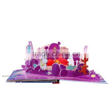 Children coloring pop up book printing for publisher