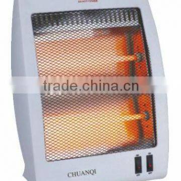 2heating 400W/800W CE/GS/ROHS safety tip over swtich/ inner handle/ power indicator light electric heater quartz heater for home