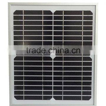 Factory Supplied 10W Mono Solar Panel 18V