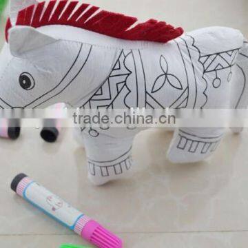 New Arrival Good Quality Washable Painting Plush Toy/Diy Painting Plush Toy For Kids photo-5
