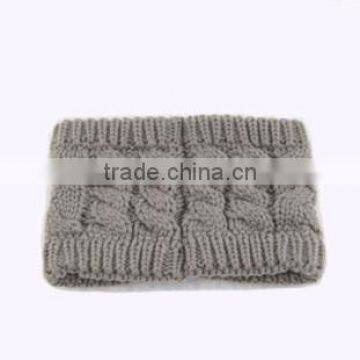 Popular New Arrival Black Color Wool Knitted Girl Winter Headband photo-5