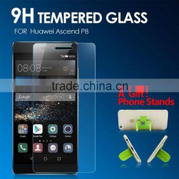 Phone accessories tempered glass screen protector for Huawei Ascend P8