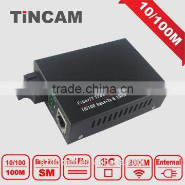 10 / 100M Base SC 20km Dual Fiber Media Converter