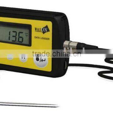 Single probe central temperature data logger