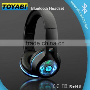 LED bluetooth headset stereo build in wireless for best happy birthday songs